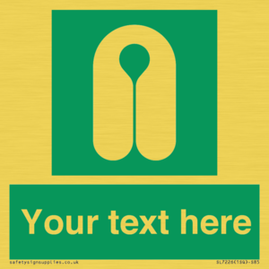 Custom sign safe condition Lifejacket